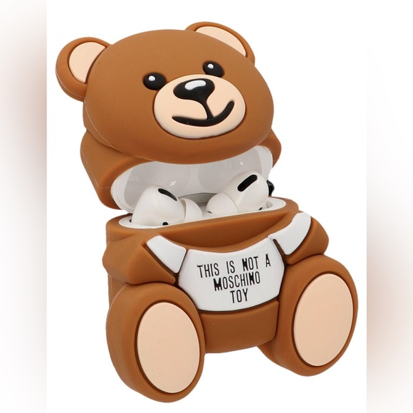 VENDORmoschino logoTEDDY BEAR AIRPODS PRO CASE LIKE